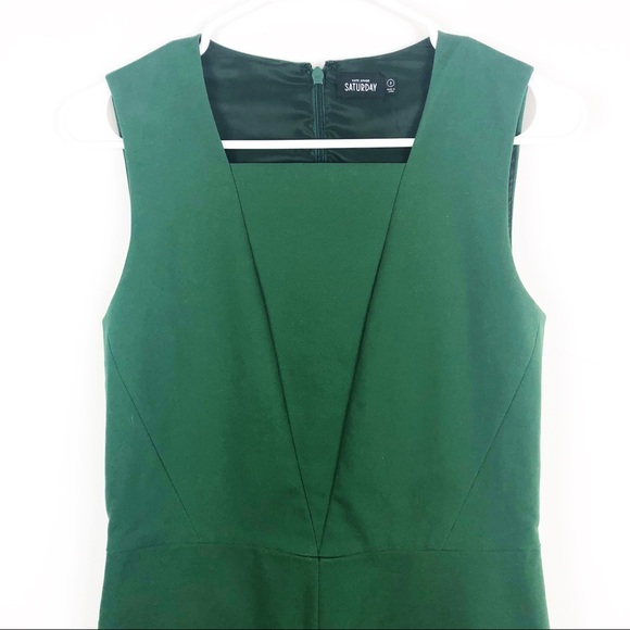 NEW KATE SPADE SATURDAY Layover Dress Cotton Slit - Picture 4 of 8